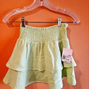 New Green Layered Skirt